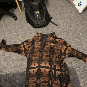 Men’s cinch Aztec Patterned Pullover Sweater